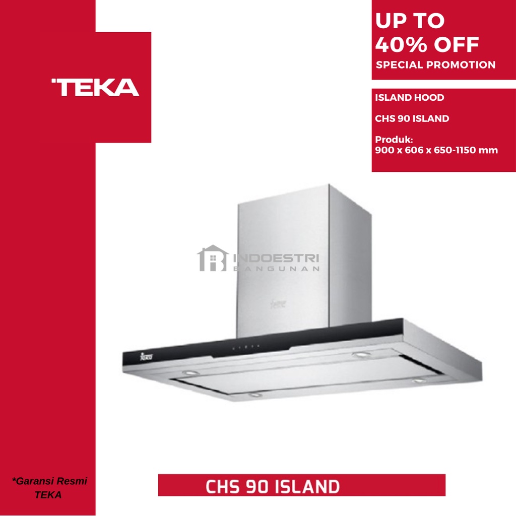 Cooker Hood Island Teka CHS 90 ISLAND / Penghisap Asap Dapur Teka