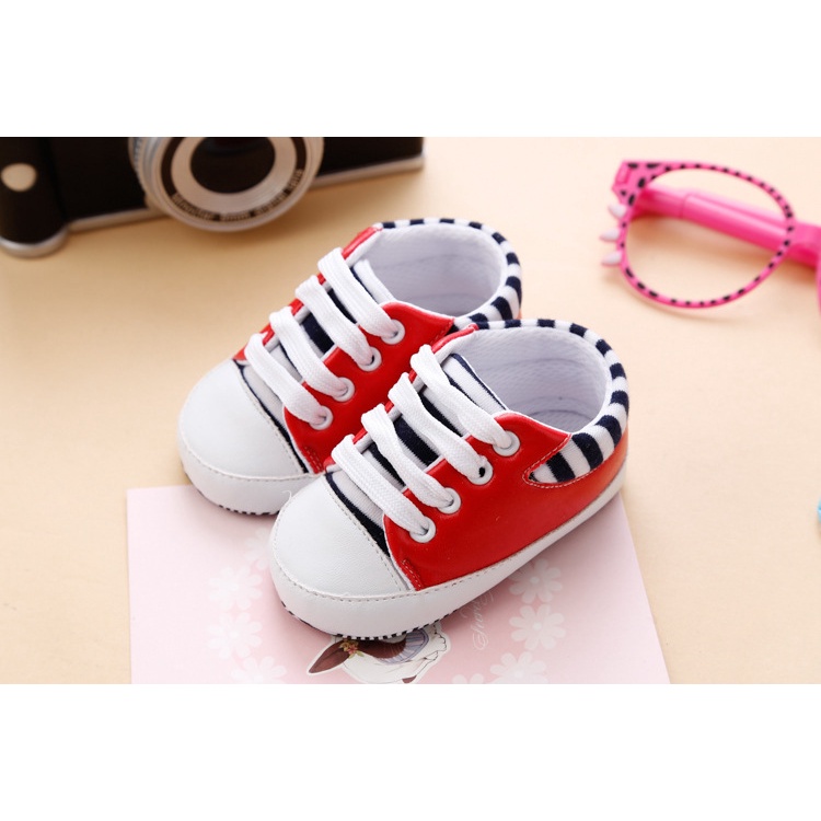 NEW Prewalker anak tali stripes