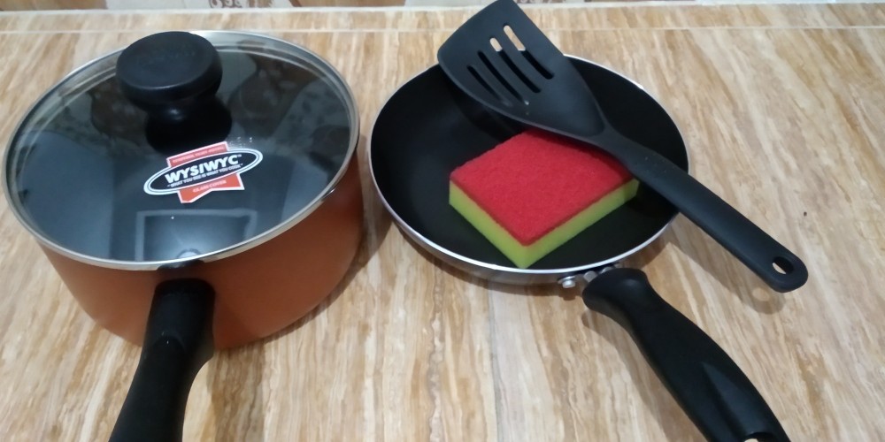 Maxim Venice Set - Panci Teflon 17 Cm Dan Fry Pan Teflon 20 Cm