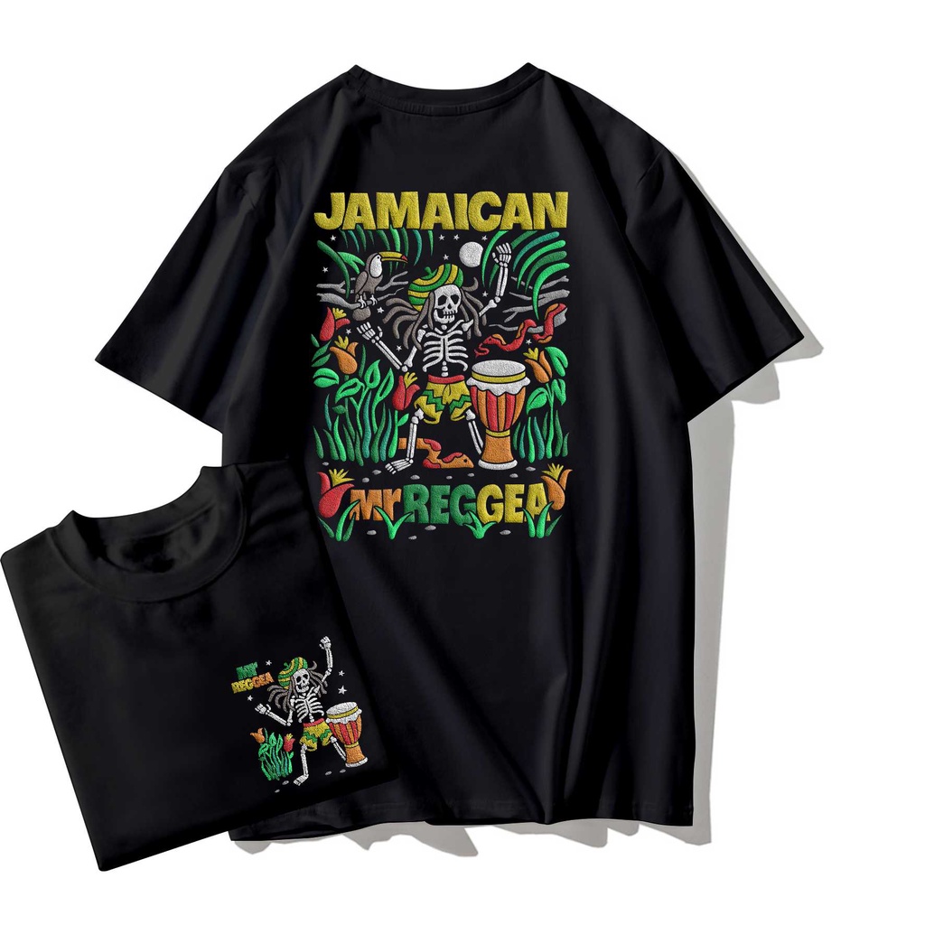 KAOS HOT / KAOS PRIA / KAOS MR REGGEA JAMAICAN  / COTTON COMBED 30S / BAJU PRIA LENGAN PENDEK  / KAO