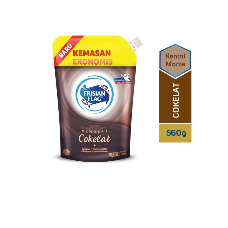 

Susu kental manis coklat Frisian Flag 560 grm