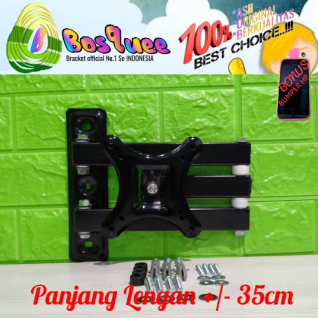 Bracket Monitor/TV 14 sampai 28 inch bisa juga 32&quot; Fleksibel Tipe Lengan TERMurah!!