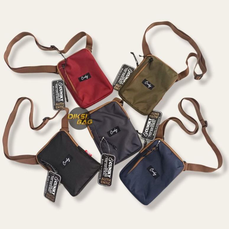 Tas Selempang Sling Bag Mini / Tas HP Dompet HP / Sako Wallet Cuniky [COG. 185804]