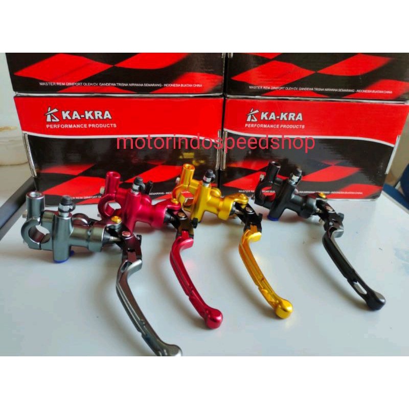 master rem kanan kakra cnc model rcb S1 + tabung free switch rem kiri kopling