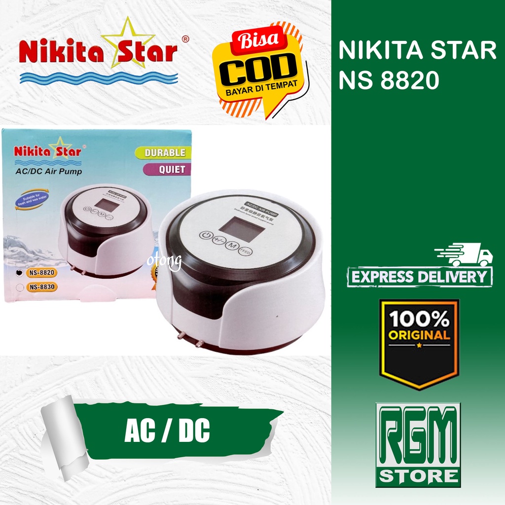 NIKITA STAR NS 8820 NS8820 AERATOR ACDC AC DC PORTABLE AIRPUMP