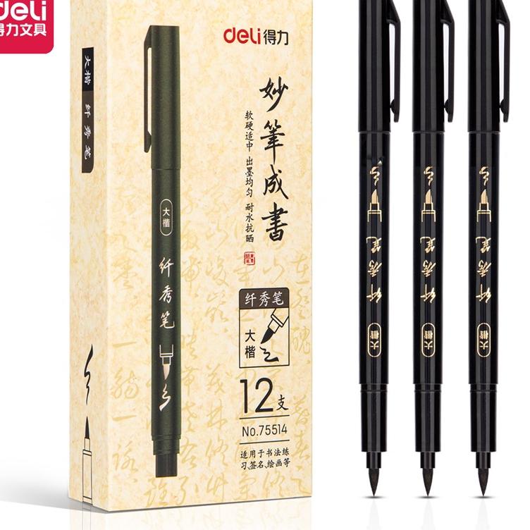 

8.8 HARGA GROSIR Deli Calligraphy Pen / Pulpen Pena Kaligrafi Tebal dan Mudah Menyerap 75514