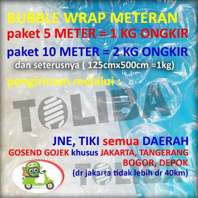 

Terlaris Bubblewrap Jual Bubble Wrap 125X100Cm Meter Tebal