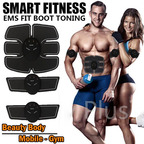 Alat Pelangsing Badan Smart Fitness Abs Ems Beauty Body Mobile Gym Alat Pengencang Perut Terbukti Shopee Indonesia