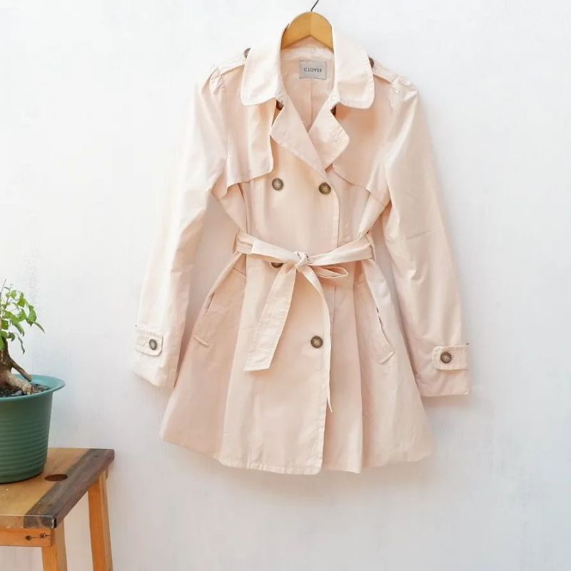 Clovis coat / coat korea / jaket korea / coat jepang / jaket jepang / kawaii / baju kerja / blazer /
