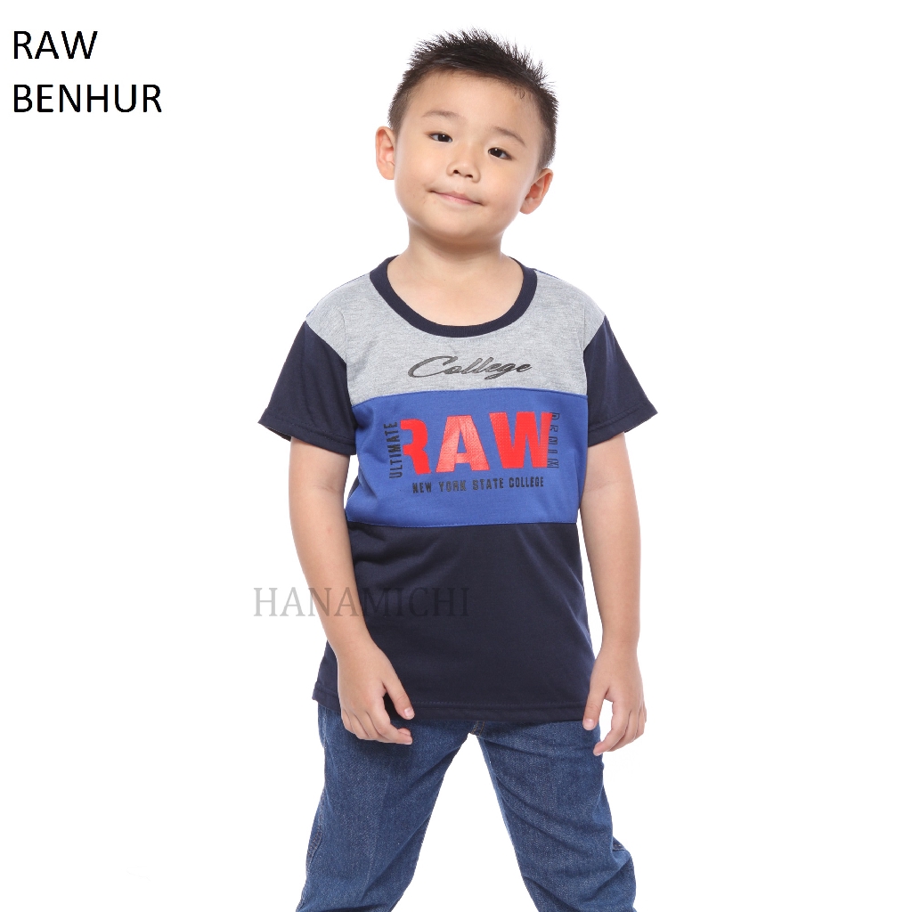 Hanamichi RAW Kaos Anak Lengan Pendek