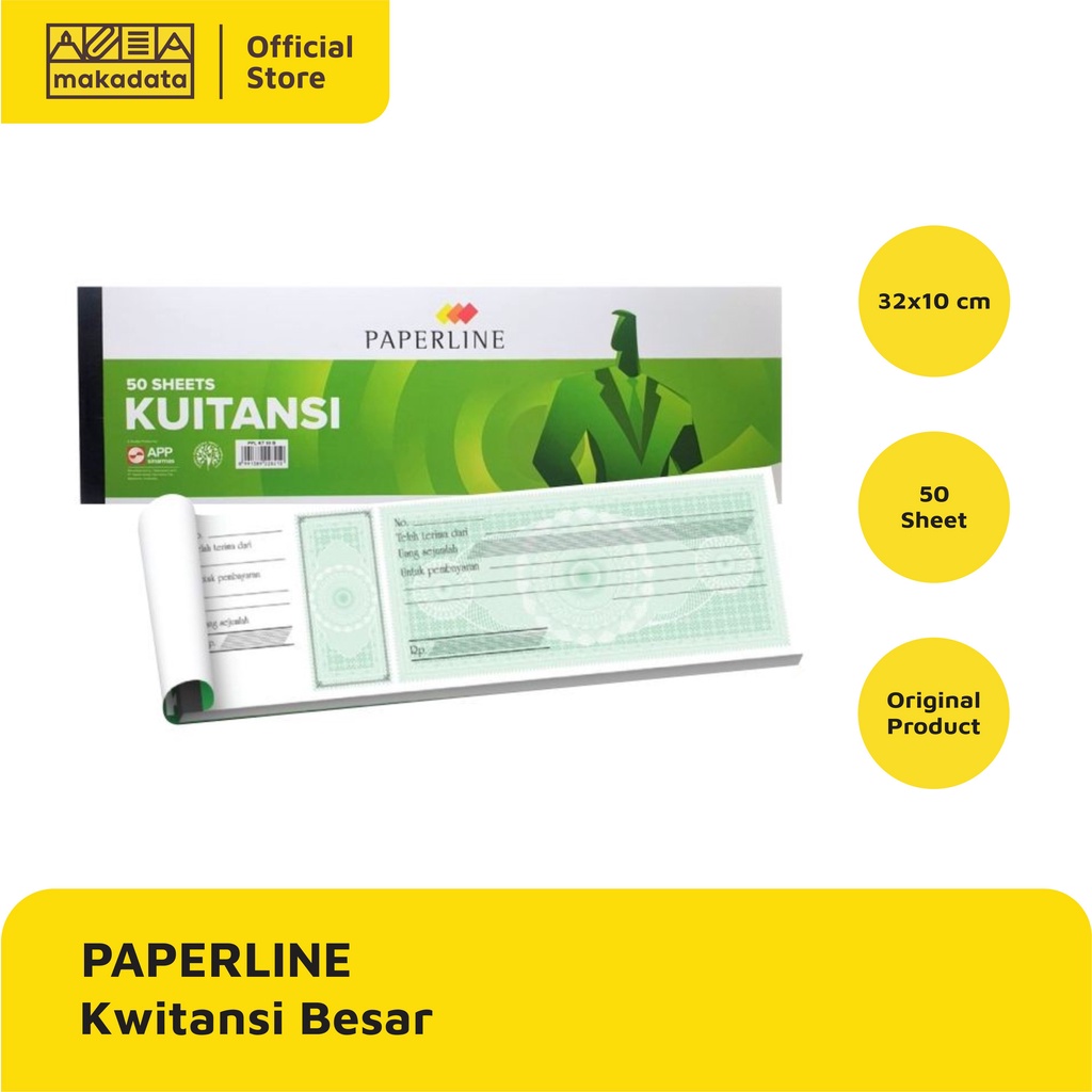 Jual Buku Kwitansi Kuitansi Paperline Besar Shopee Indonesia