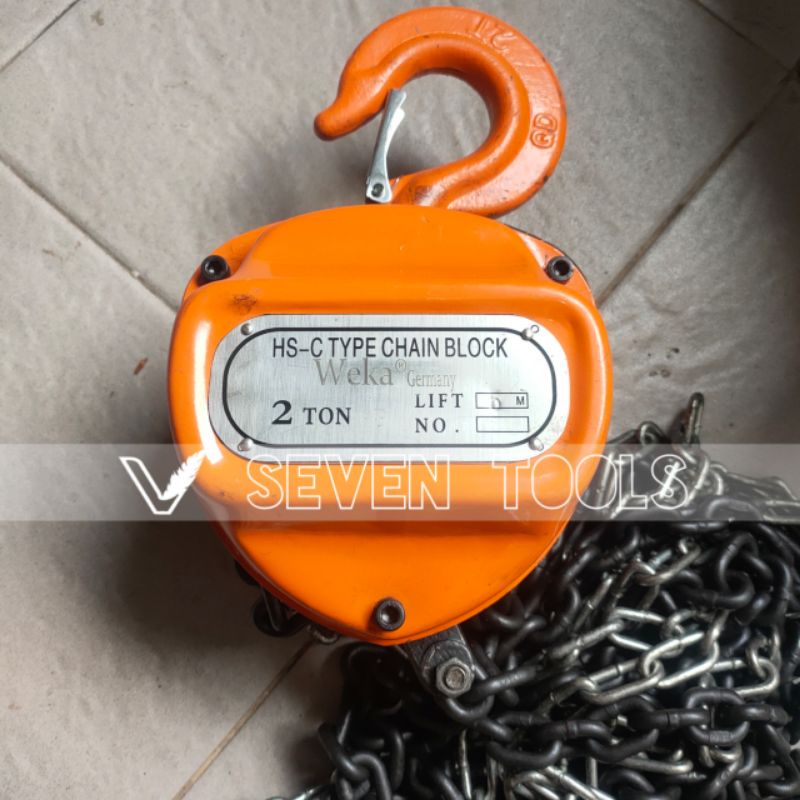 Chain block Takel 2 ton X 15 meter Weka Germany troli rantai manual