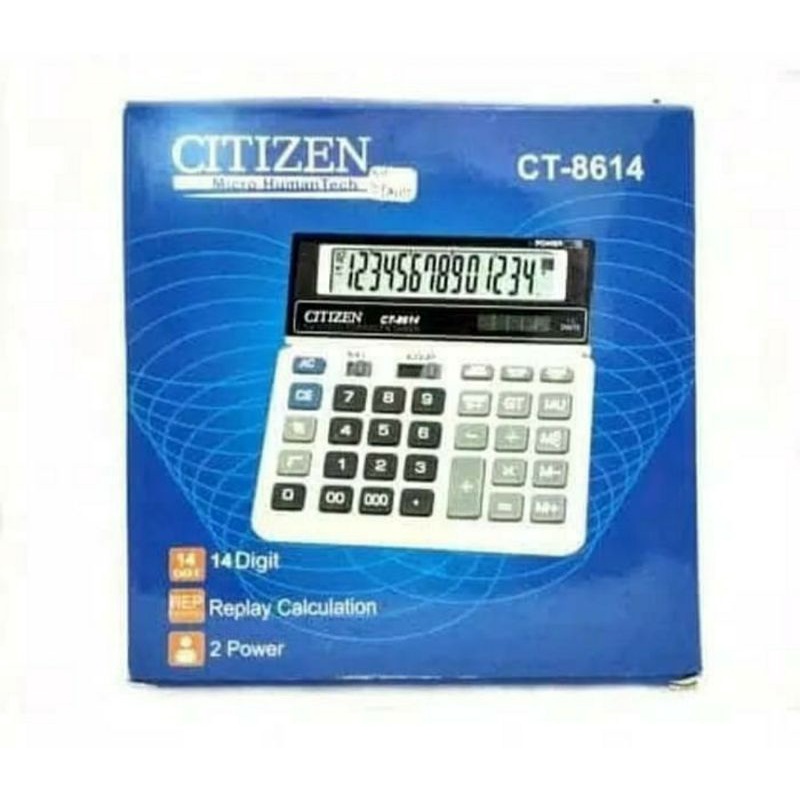 

Kalkulator Citizen Ct 8614 / Calculator 14 digit