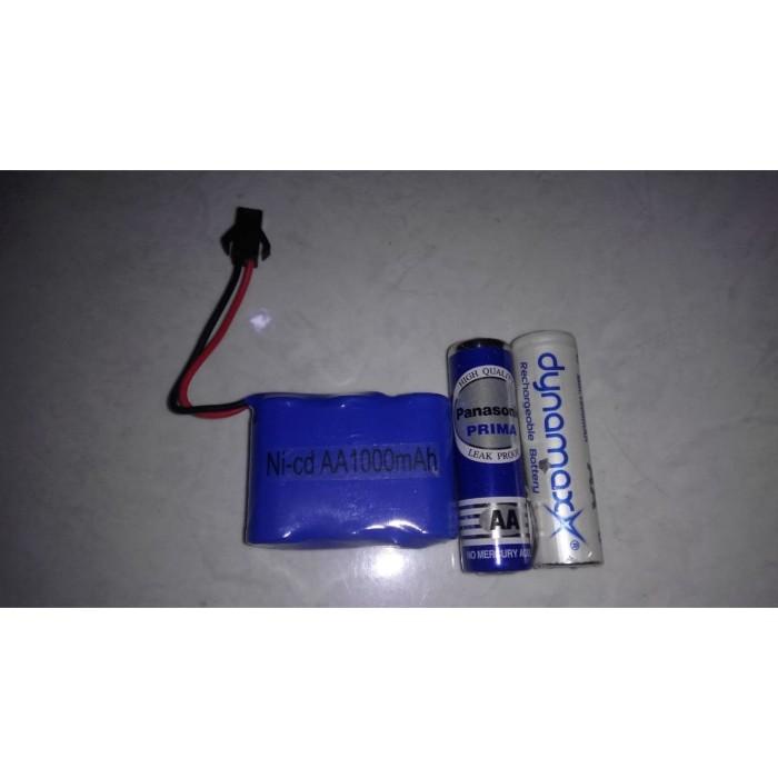 Mobil Remot Baterai Homypad Batre Rc Mobil Remot 3.6V 1000Mah Socket Hitam T 3Cm