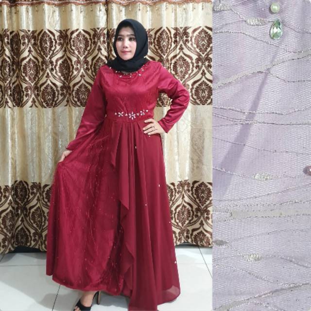 GAMIS SEMI SUTRA / BRUKAT