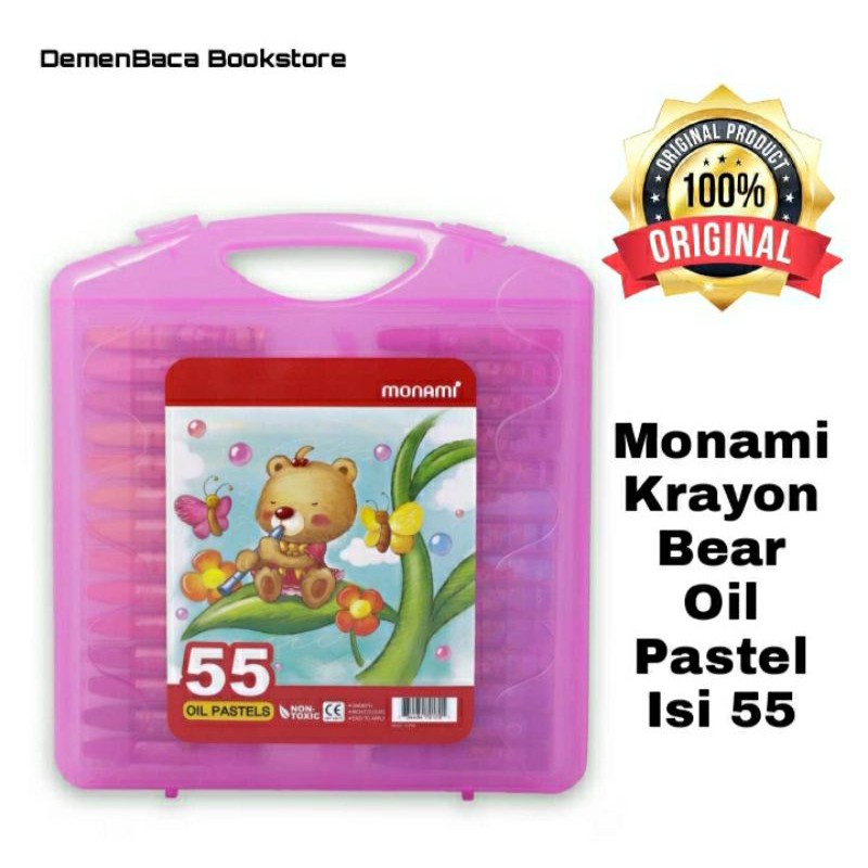 

Krayon Monami Bear Pastel Oil isi 55 warna