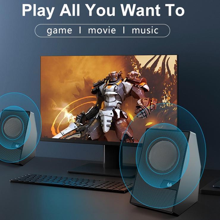 [OF1179]❈ Speaker laptop multimedia bass Speaker D7 surround stereo - Garansi Resmi 1 Tahun Impor Te