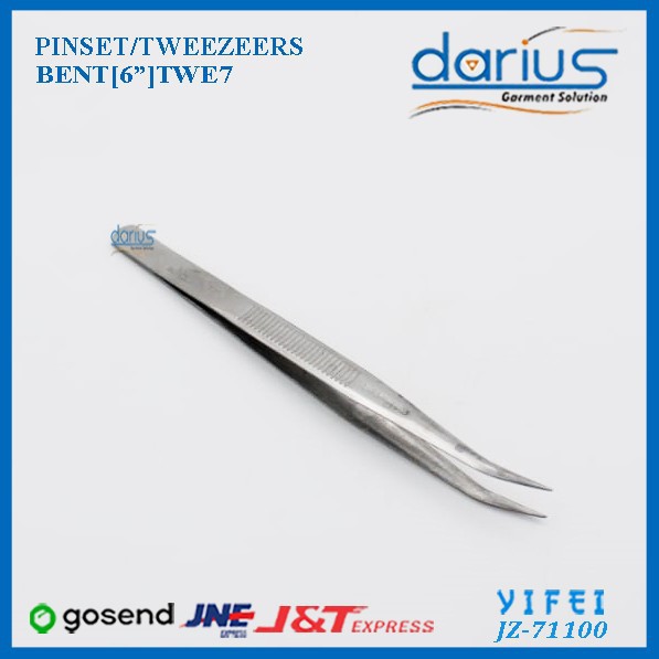 Pinset Benang bengkok/Pinset Stainless Steel Super Tweezer/YIFEI-71100-4