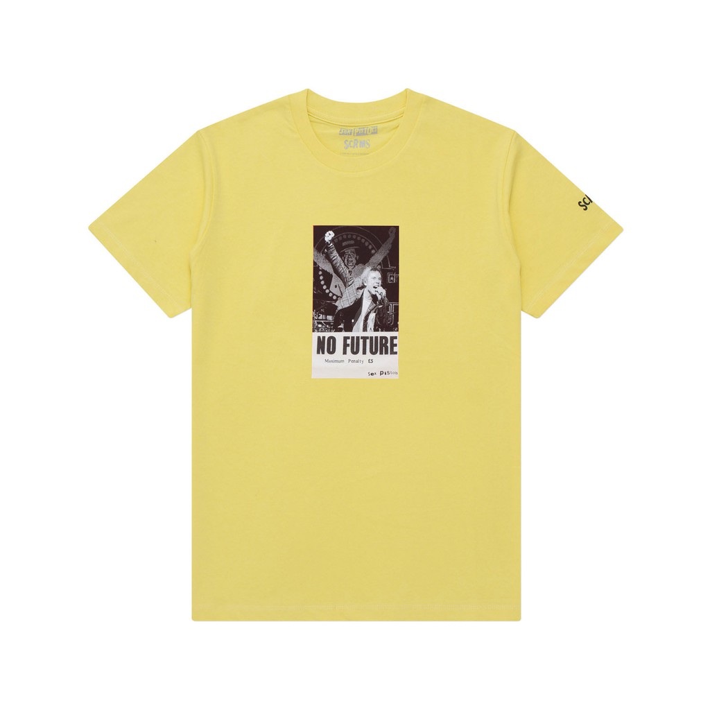 Sex Pistols x Screamous T-Shirt JOHNNY NO FUTURE YELLOW