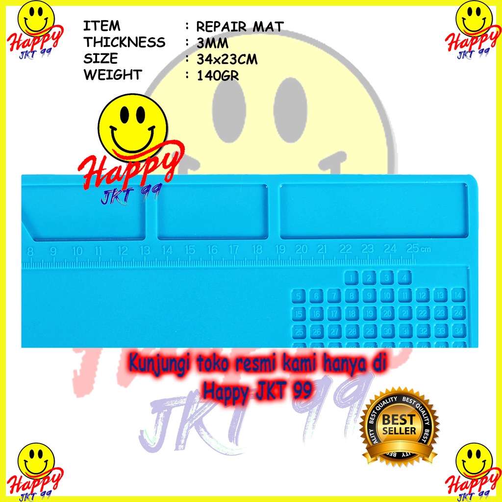 [ HAPPY JKT 99 ] KARPET MATRAS PAD SERVICE TAHAN ANTI PANAS ALAS SERVICE 34X23CM