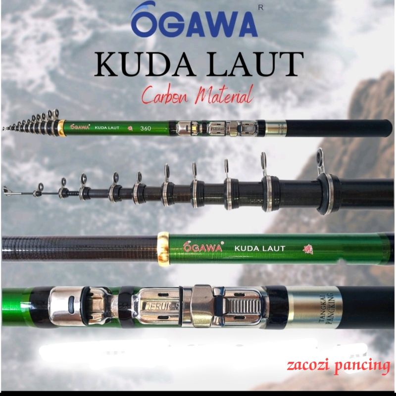 Joran tegek kolong kuat ogawa kuda laut ukuran 180.210.240.360.450