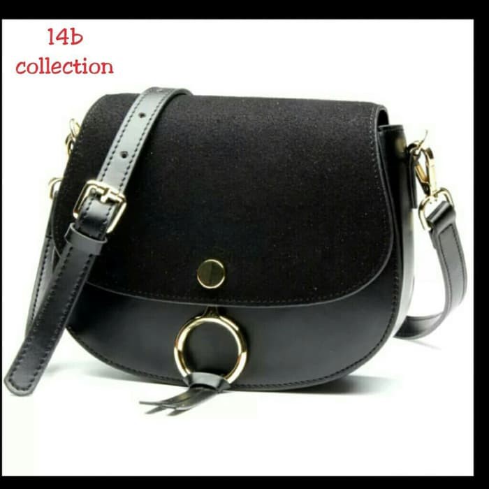Tas Selempang Suede Rumble Ouval Tas Selempang Wanita Murah TS023