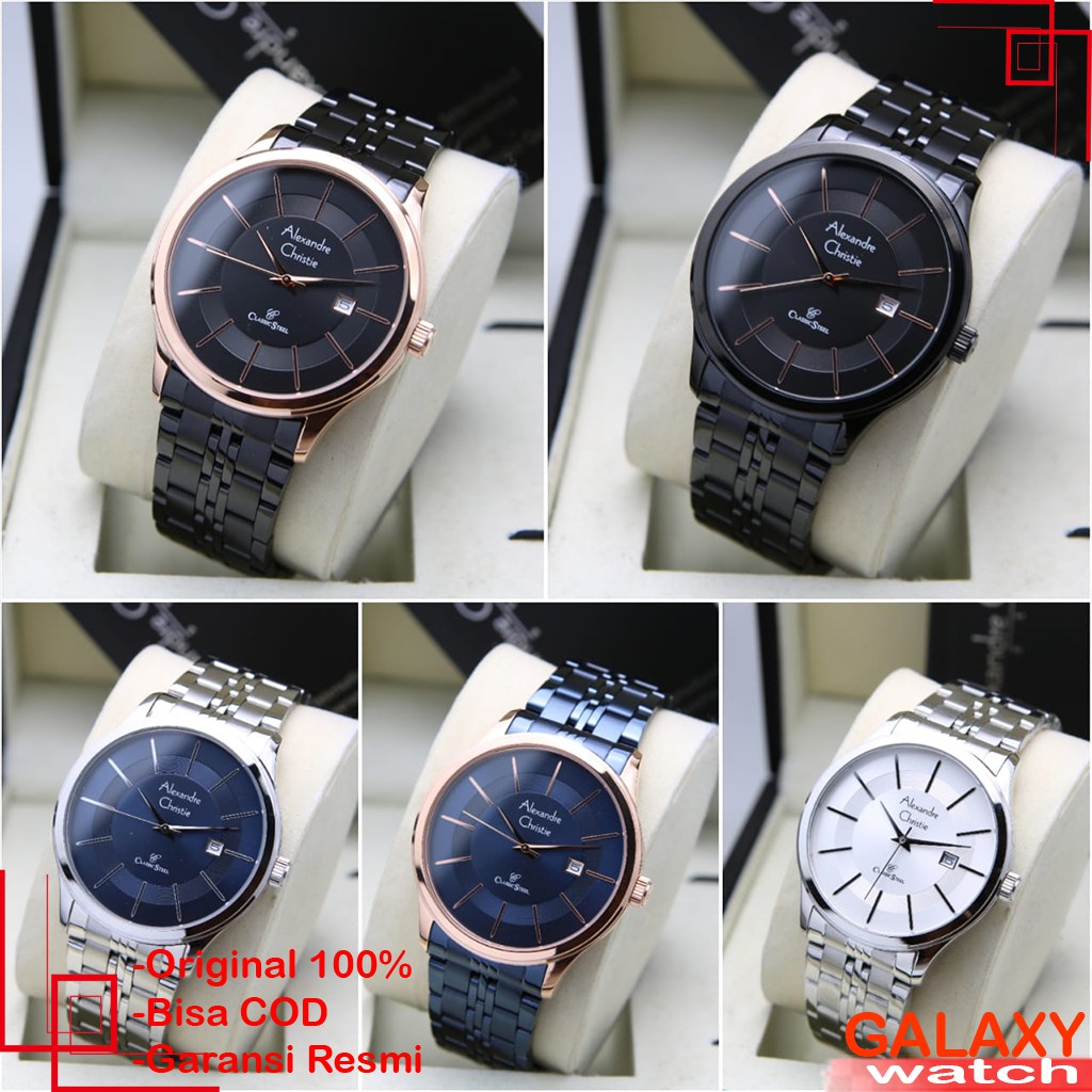 ALEXANDER CHRISTIE PRIA ORIGINAL JAM TANGAN ALEXANDRE CHRISTIE PRIA JAM ALEXANDER CRISTIE AC 8348