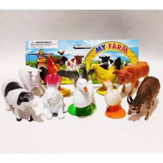 MAINAN MINIATUR HEWAN SET MY FARM DAN SEA ANIMAL