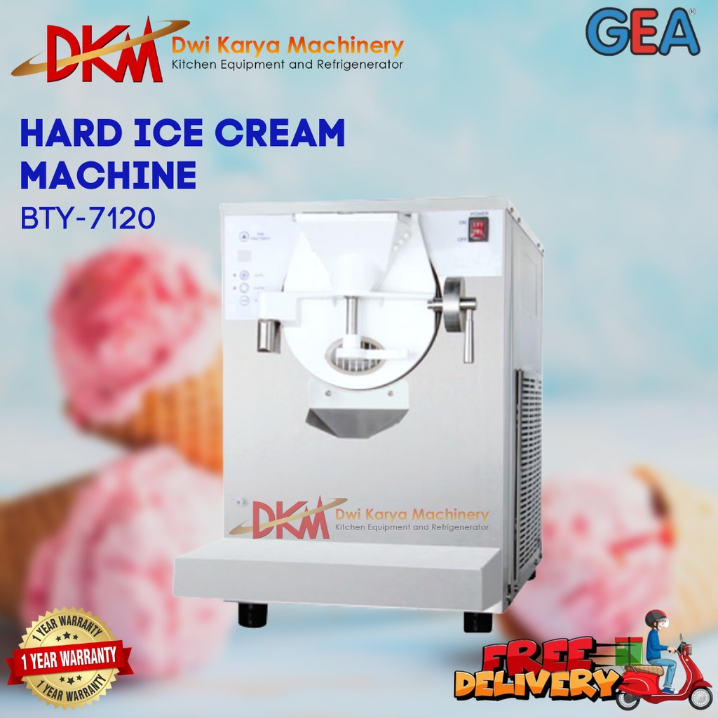 Hard Ice Cream Machine GEA BTY-7120 / Mesin Pembuat Hard Ice Cream