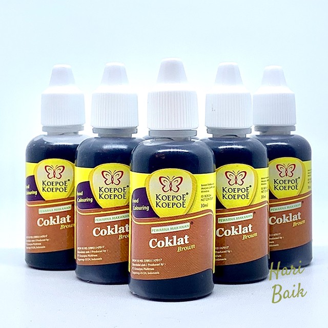 

Pewarna Makanan Koepoe Koepoe / Pasta Cair Coklat 30ml