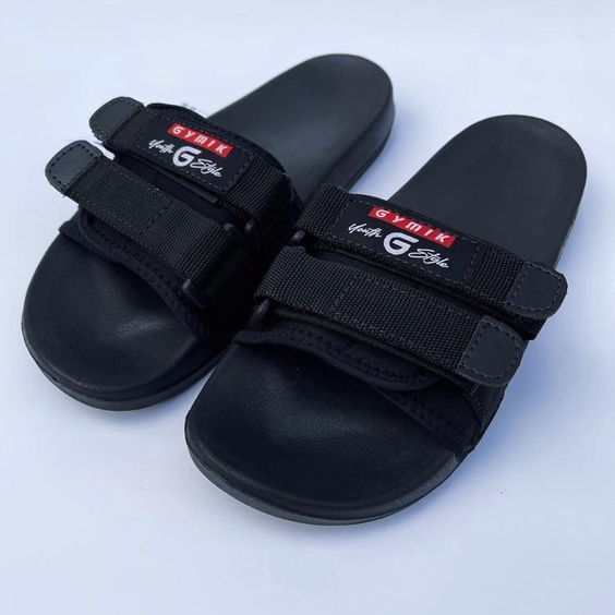 Sandal Slide Gymik G-Slop Black | Unisex