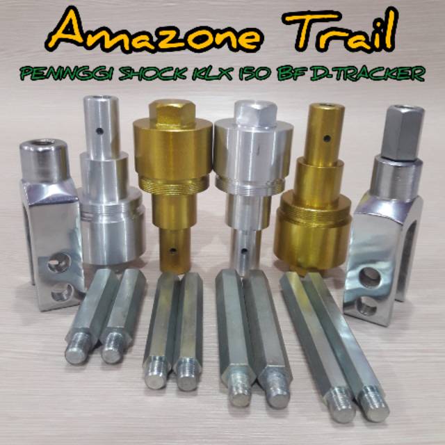 PENINGGI SHOCK KLX 150 BF DTRACKER DEPAN & BELAKANG 5cm 6cm 8cm 10cm 12cm 13cm 14cm 15cm