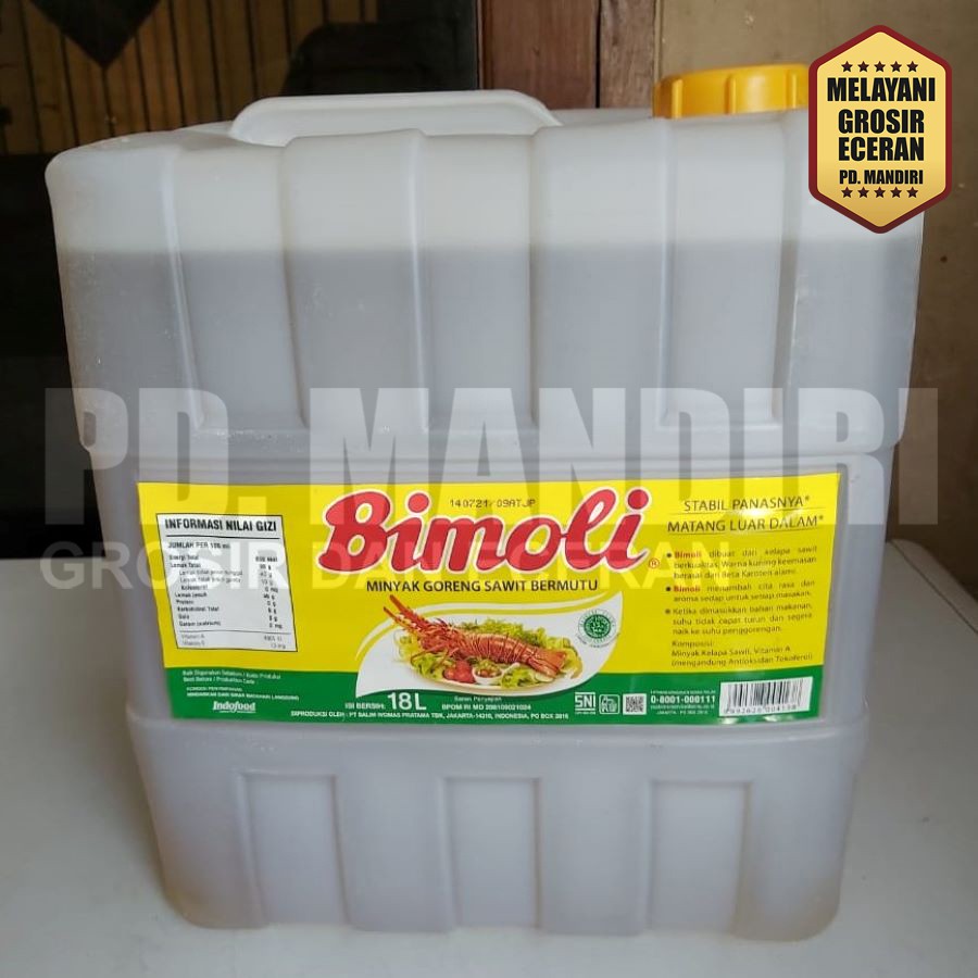 

BIMOLI MINYAK GORENG JERIGEN 18 L