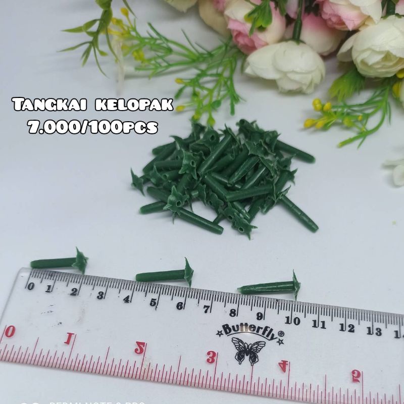 Paku Bunga Suyok 2 cm Tangkai Kelopak - Paku Suyok Paku Bunga Artificial