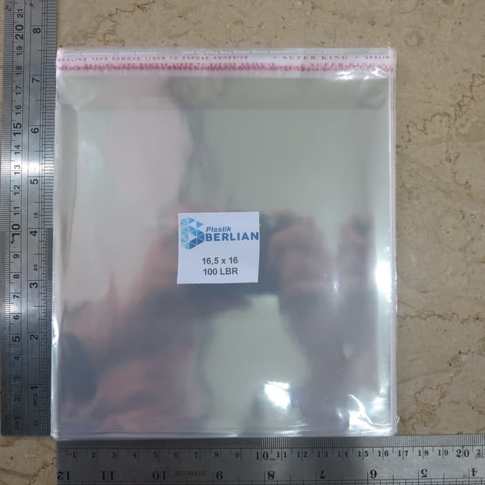 

Plastik OPP 16,5 x 16 CM 20 MIC 100LBR Lem Atau Seal