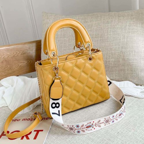 GI 8910 RISCE TAS HAND BAG TALI MOTIF IMPORT WANITA CEWEK PEREMPUAN JAKARTA BATAM JT