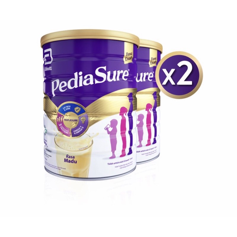 

Susu Pediasure Madu/Vanilla 850g (1-10 tahun) - Susu Pertumbuhan Anak - 2 Kaleng