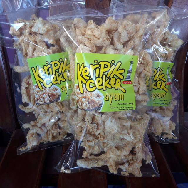 

Keripik Ceker Ayam berat 100gram