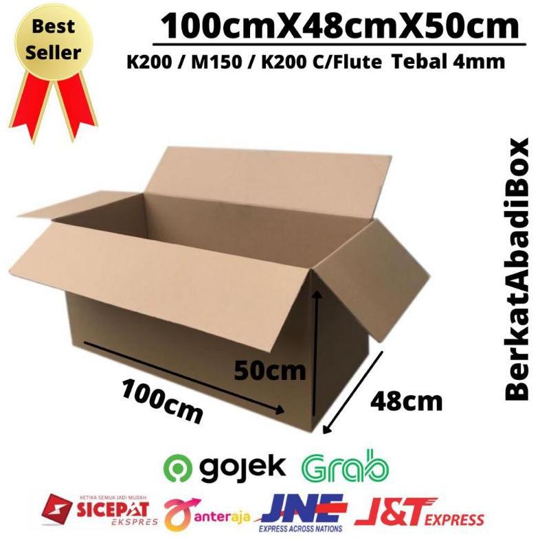 

Kardus Polos Besar - Karton Box Uk 100 X 48 X 50 Cm Kardus Jumbo