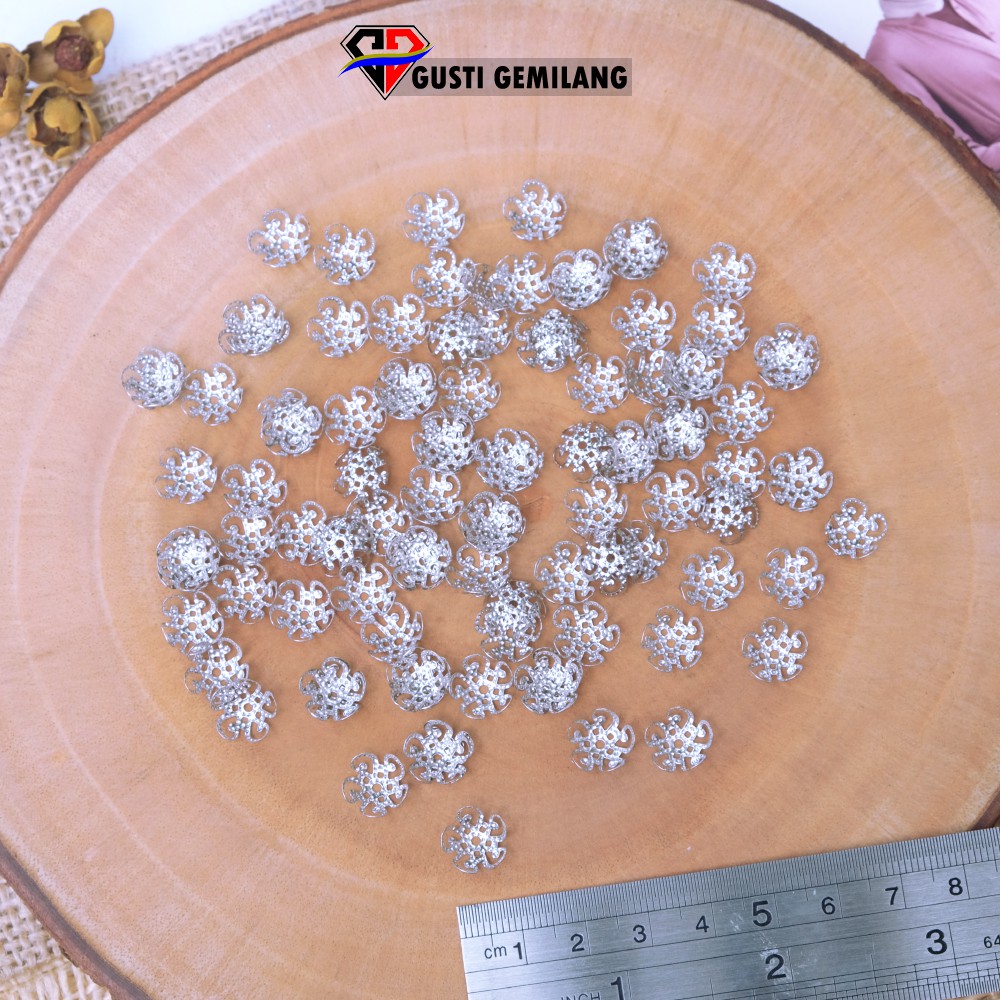 Bahan Bros 12pcs Cangkang Mangkok Sekat Mutiara