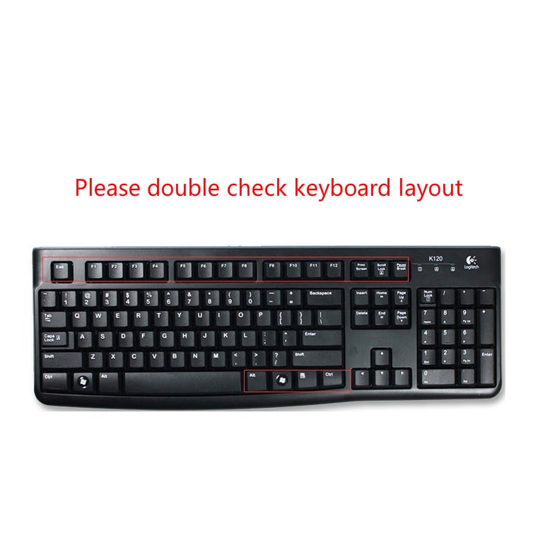 Cover Pelindung Keyboard Silikon Ultra Tipis Lembut Untuk Logitech Mk120 K120