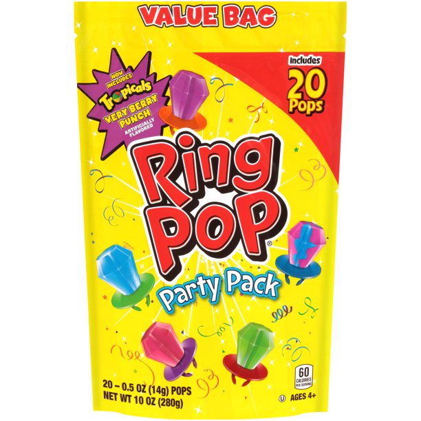 Ring Pop Lollipop Rings Original USA - 1 PCS - Cincin Permen Candy Import