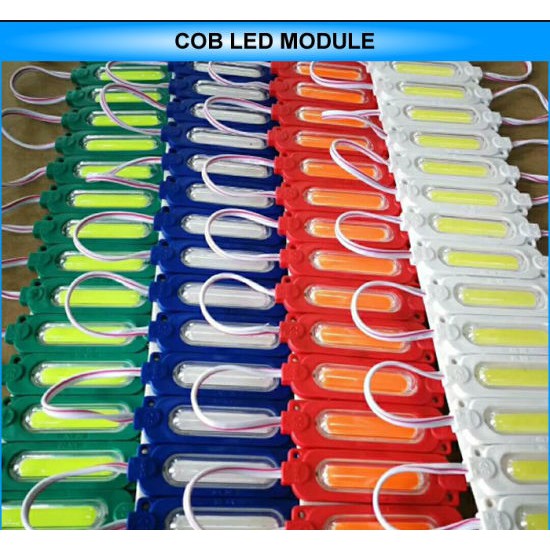 LED Module Batang COB 12 Volt 12V waterproof Warna Hijau