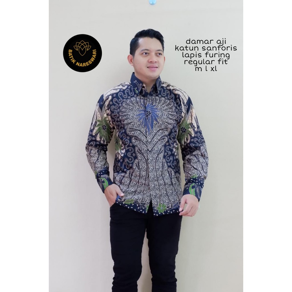 DAMAR AJI NARESWARI BATIKSOLOAMANAH KEMEJA BAJU BATIK PRIA SOLO LENGAN PANJANG PENDEK LAPIS FURING ATASAN BATIK PREMIUM MODERN KATUN HALUS WAHYU TUMURUN SOGAN PARANG TRUNTUM PANJI WIBOWO NARAYANA CENDRAWASIH KUNING PANJI LESMONO NAVY CENDRAWASIH UNGU BIMA