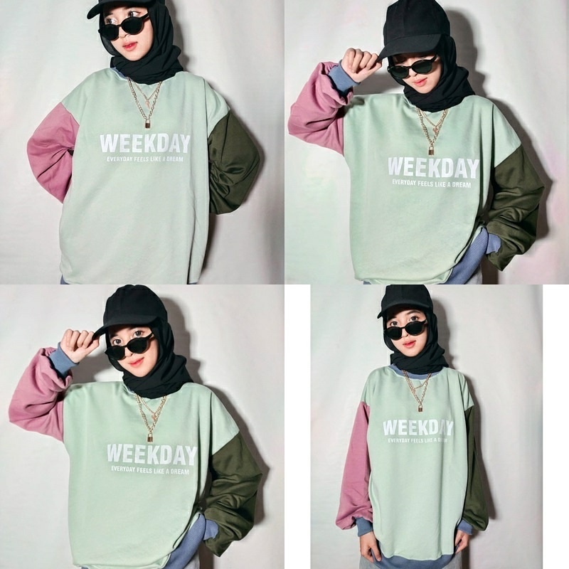 Week oversize sweater | outer wanita | sweater oversize