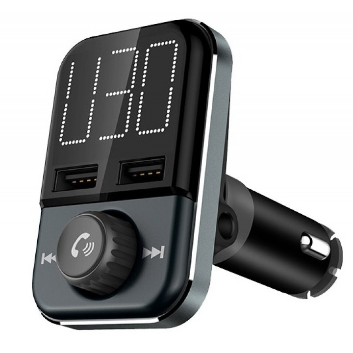 BT72 Dual USB Car Charger Bluetooth Handsfree Call FM Transmitter