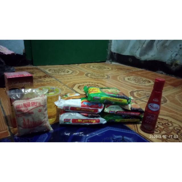 

Paket sembako 35k