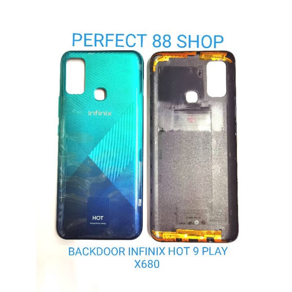 BACKDOOR TUTUP BELAKANG CASING BELAKANG INFINIX HOT 9 PLAY X680