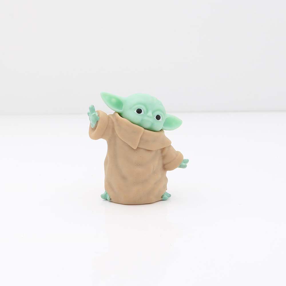 Lanfy Star Wars Action Figure Yoda PVC Anime Dekorasi Hiasan Desktop Model Mainan Aksesoris Interior Mobil Car Interior Decoration