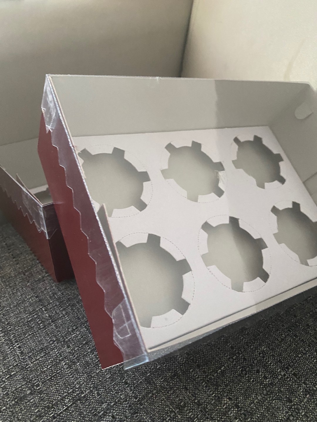 Box Cupcake Tutup Mika Transparan (per 10 Pcs)